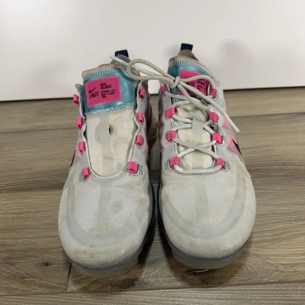 NIKE Air VaporMax 2019 'Grey Pink' Running Shoes Size 9